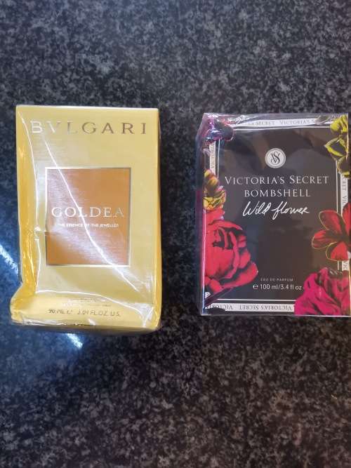 2 x Perfumes BVLGARI GOLDEA 90ML EDP  + VICTORIA SECRET BOMBSHELL 100ML EDP